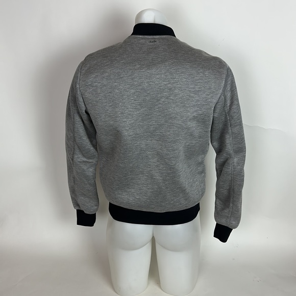 Charlie by Matthew Zink Modal Gray Tanker Full Zip Jacket Mens Small - Picture 3 of 10